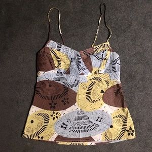 Bcbg adjustable Cotton blend tank